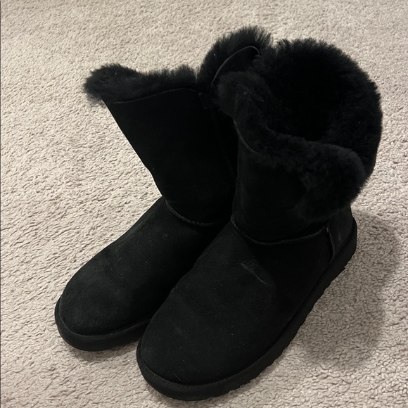 UGG Black Ankle Boots - Picture 5 of 5